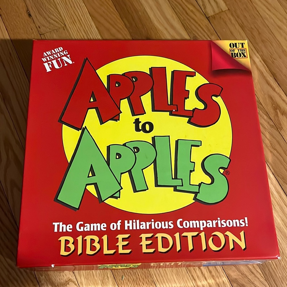 Apples to apples Bible edition